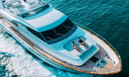 San Lorenzo Luxury Yacht 82ft- Party Yacht-Capacity 50p-Best Deal