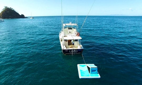 ''Lupo Blu'' Motor Yacht Charter in Playa Flamingo, Costa Rica