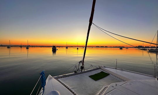 38ft Sailing Catamaran in Clearwater Beach Day Sails and Sunset Cruises, Events, Celebrations!