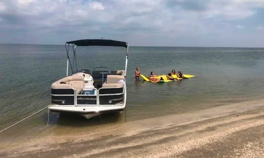 Hurricane Fundeck Pontoon style - #1 Boat Rental in Galveston