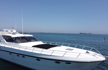 Italian Super Sport 68' Luxury Yacht for Charter in Long Beach