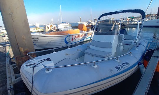 Alquiler de Yamaha Dromor 28 Corinthian RIB de 23 pies en Portimão, Faro 