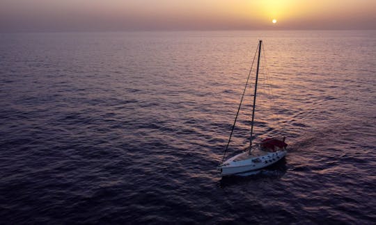 Dufour gib sea 51 Sailing Sunset Cruise in Santorini