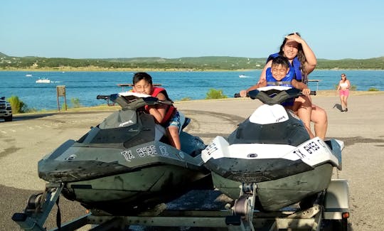 Pair of 2016 Sea Doo Spark Jetski's for Rent on Lake Conroe