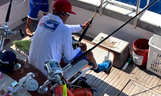 🐠🌊🔥 プンタカナでの深海フィッシングラグジュアリーボートプライベートアンドシェア 🛥🌊🐠