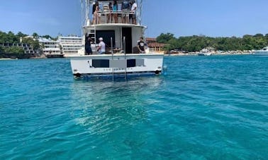 🐠🌊🔥 BARCO DE LUXO PARA PESCA EM ALTO MAR PRIVADO E COMPARTILHADO em Punta Cana 🛥🌊🐠