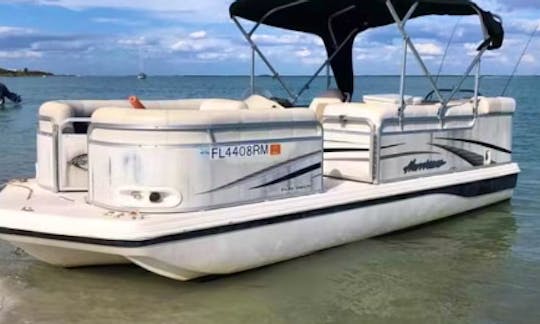 22ft Hurricane Deck boat Rental in Cape Coral, Florida for 12