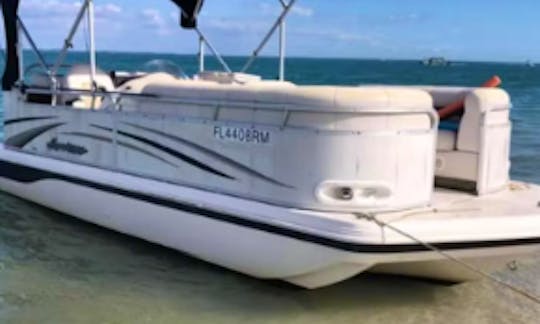 22ft Nice and Spacious Hurricane Deck boat Rental in Fort Myers, Florida