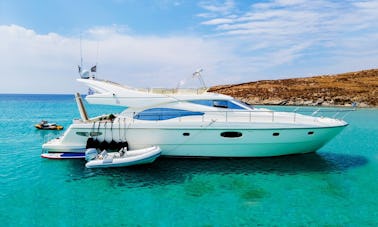 Ferretti 591 Fly Bridge para alquilar en Mykonos 