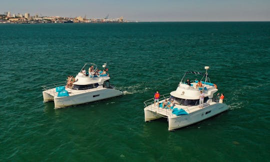2 Foutaine Pajot Higland 35 Catamarans. Double the Party!