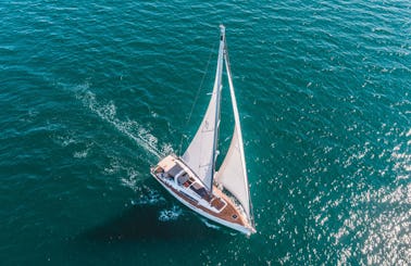 Luxury Beneteau Oceanis Sailboat 6O' 2018 Sail by the day and sleep on a boat in Baja California Sur, Mexico
