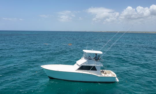 44' Hatteras PERFECT GAME for 10 people in Puerto Morelos, Quintana Roo
