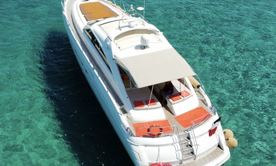 Iate a motor V65' Open Princess /Cannes, Golfe Juan, St Tropez, Mônaco, Antibes