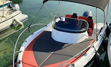 OKIBOAT BARRACUDA 595 SUNDECK WITH YAMAHA F150-YEAR 2023