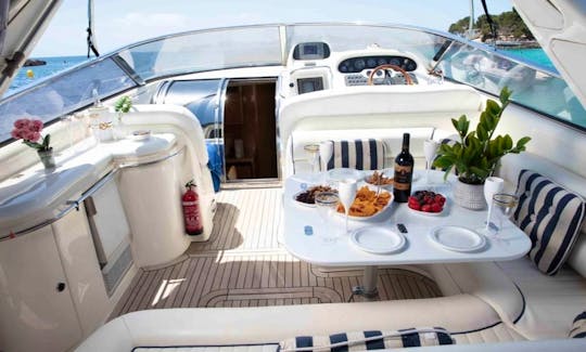 42ft Sunseeker Mistique Motor Yacht Rental in Ypsos, Greece