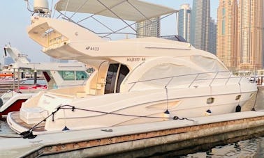 48' Motor Yacht Charter in Dubai, United Arab Emirates For 15 Persons