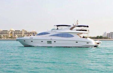 MNH 88FT Luxury Yacht Charter in Dubai, United Arab Emirates For 40 People