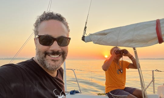 Sailing Adventure on Bay in Miami on Tartan Sailboat!