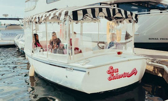 18ft Duffy Boat Rental in Newport Beach, California | Driver Included (Up to 10 Guests)