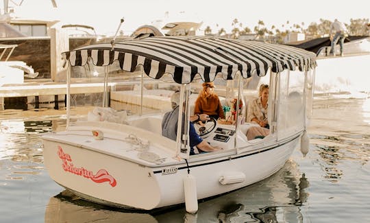 18ft Duffy Boat Rental in Newport Beach, California | Driver Included (Up to 10 Guests)