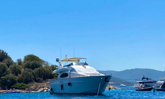 Charter the Luxury 75ft Azimut Power Mega Yacht in Bodrum, Turkey