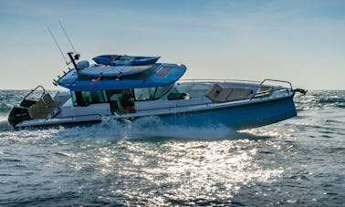 Yacht à moteur Axopar 37 XC pour des excursions d'une journée à Athènes !