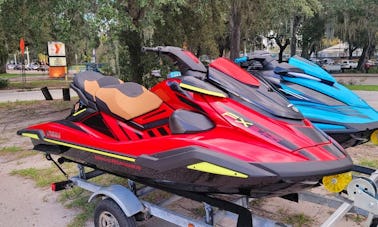 2 horas grátis com 8 horas. Novíssimos Jet Ski Yamaha 2022 para alugar em Daytona Beach, Flórida