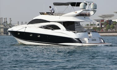 56ft Sunseeker Luxury Yacht Charter in Dubai