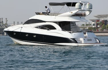 56ft Sunseeker Luxury Yacht Charter in Dubai