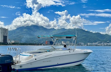 🌟 26ft Private Boat in Puerto Vallarta - 8 people🐋