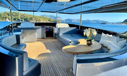 Special Edition 34m Luxury Mega Yacht from authorized agency in Muğla