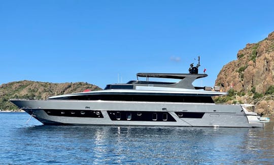 Special Edition 34m Luxury Mega Yacht from authorized agency in Muğla