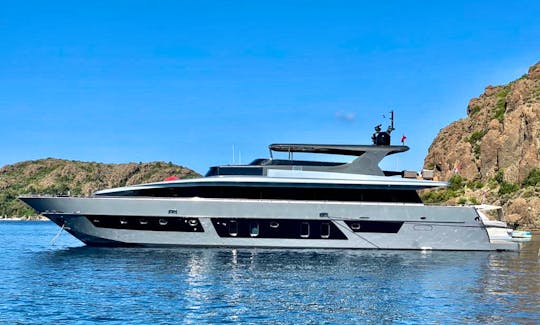 Special Edition 34m Luxury Mega Yacht from authorized agency in Muğla