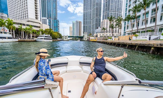 BOOK NOW!!! and Experience the beauty of Miami - The best 23' Hurricane Deck Boat-