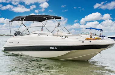BOOK NOW!!! and Experience the beauty of Miami - The best 23' Hurricane Deck Boat-