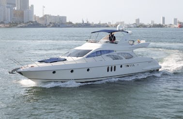 Deal of the Week! Azimut Flybridge 62 Ft Yacht for Rent in Cartagena, Colombia