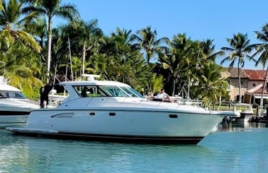 Visit Saona or Catalina Island in this 48 feet yacht 