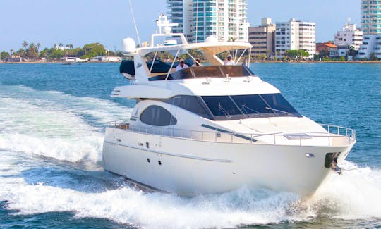 Deal of the Week! Azimut 70 Ft Yacht for Rent in Cartagena, Colombia