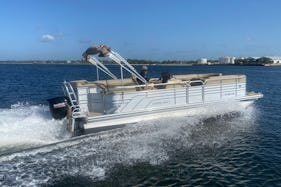 Luxury Pontoon Rental in Panama City, Florida with free snorkel gear 