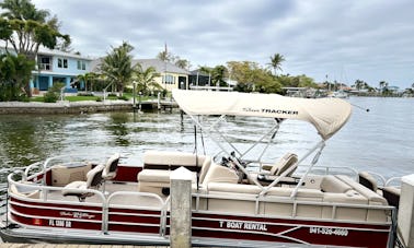 Ponton Sun Tracker Fish Barge DLX de 24 pieds à Bradenton Beach