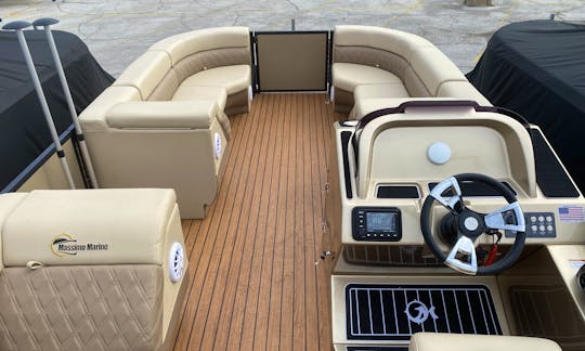 2023 Massimo Pontoon 24' for Rent in Rockwall!