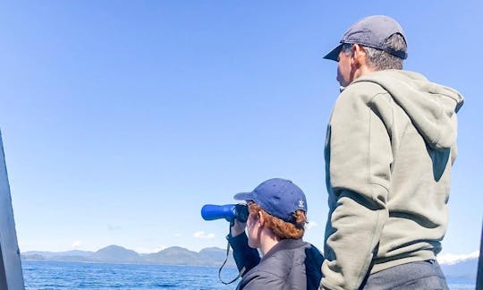 Passeio marítimo e terrestre em Sitka, Alasca