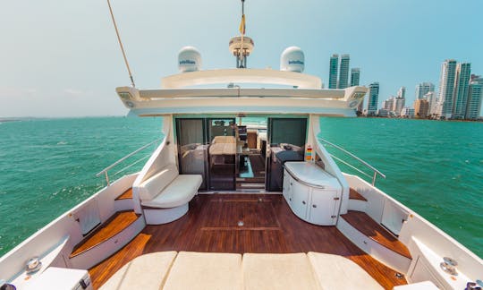 Deal of the Day! Azimut S 62 Ft Yacht for Rent in Cartagena, Colombia