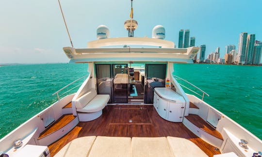 Deal of the Day! Azimut S 62 Ft Yacht for Rent in Cartagena, Colombia