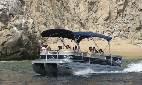 Precious Toon Luxury Tritoon Rental in Cabo San Lucas, Baja California Sur