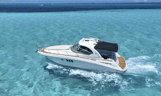 ¡Oferta del día! Yate Sea Ray de 37 pies en alquiler en Cancún, México