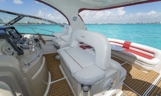 ¡Oferta del día! Yate Sea Ray de 42 pies en alquiler en Cancún, México