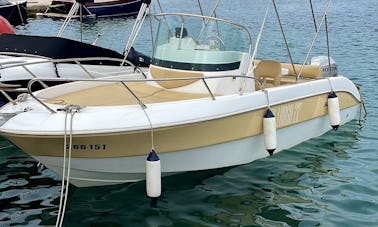 Sessa Key Largo 22 (200hp) Deck Boat Rental in Split, Croatia