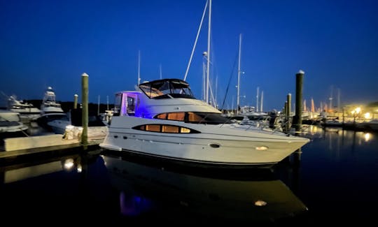 Explore Narragansett Bay starting in Beautiful E. Greenwich, RI on this 40' MY