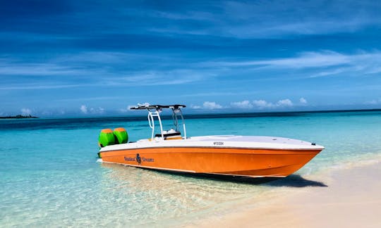 Unforgettable Island Excursions (Nassau, Rose Island, Exuma & Eleuthera) onboard a 32ft Scarab.